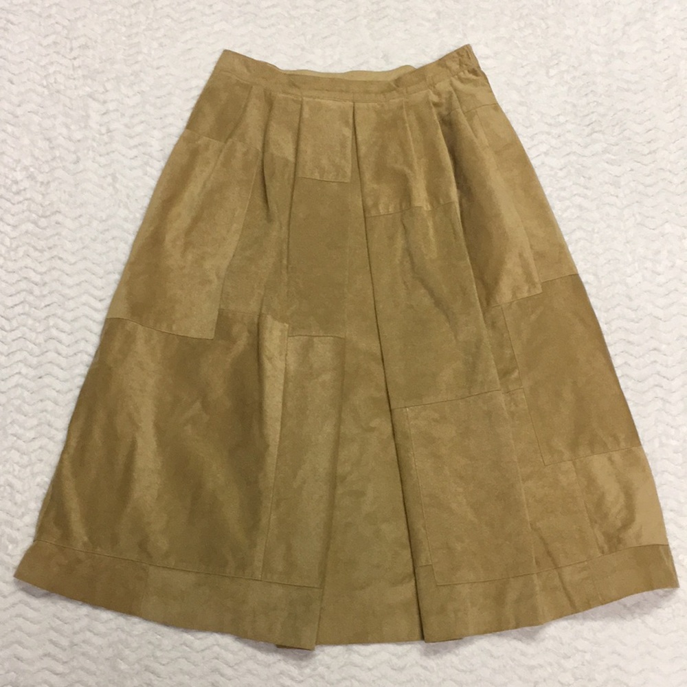 Vintage 70’s faux suede skirt - size 6